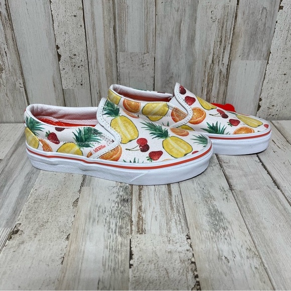 Vans Unisex Kids Fruit Salad Multicolor Slip On Shoes Size US 5 W Or 3.5 Man - Picture 6 of 6